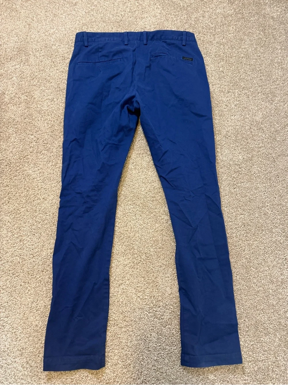 All Saints Men’s Pipe Chino‎ Blue 32